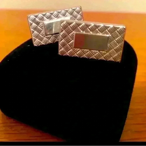 Swank Sterling Silver Vintage Cufflinks - Picture 1 of 4